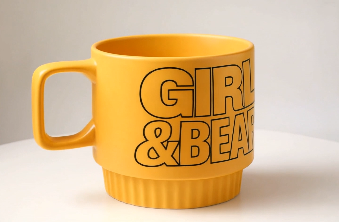 Girl & Bear Logo Mug